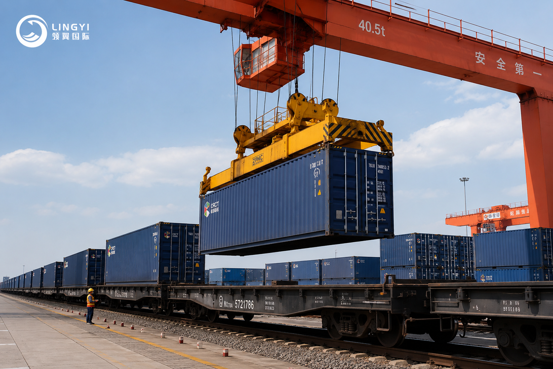 Door-to-Door China to UK Rail Shipping DDP Service for General Products
